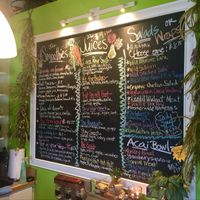 Delicious menu.  at Raw South Juice Co. in Miami