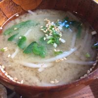 Miso soup at Mana in Naha