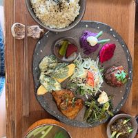 Set lunch plate   at Mana in Naha