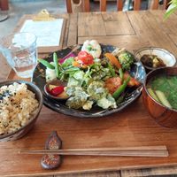 Lunch set at Mana in Naha