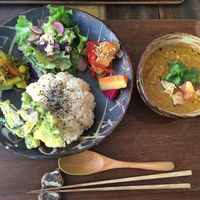 Curry lunch set at Mana in Naha