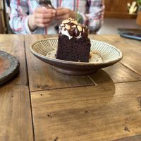 Rice flour brownie  at Mana in Naha