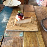 Soy cheesecake. Excellent!  at Mana in Naha
