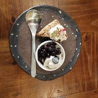 With dessert! at Mana in Naha