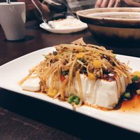 Steamed soft tofu with minced soy & ginger at D'life 蔬食 - Jurong West in West Singapore