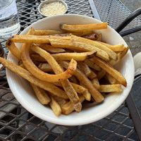 Truffle fries without cheese   at The Forge in Put-in-bay