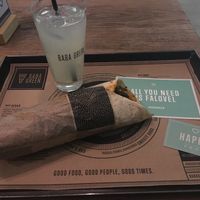 Falafel Laffa at Baba Green in Dusseldorf