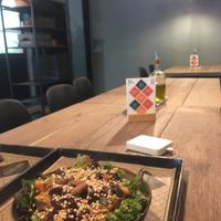 Salad with beetroots at Baba Green in Dusseldorf