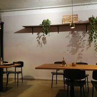 Sitting area at Baba Green in Dusseldorf