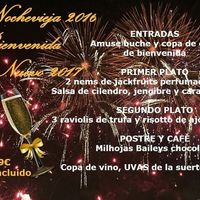 New Year's Eve Menu at Espiritu Libre in Valencia