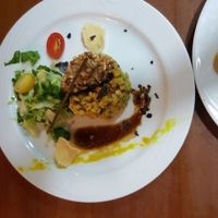 Vegan plate at Espiritu Libre in Valencia