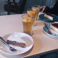 Vegan carrot cake at Tlok in Gdynia