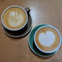 coffee latte art at Tlok in Gdynia