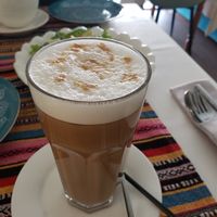Latte at Veggie House in Astana