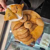 Savory pastry at Veggie House in Astana