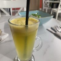 Fresh apple juice   at Veggie House in Astana
