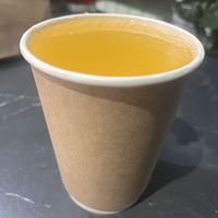 Mango passionfruit sparkling lemonade  at Veggie House in Astana