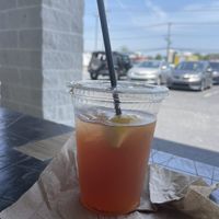 pink lemonade and sweet tea. must try this combo  at Grandpa Mac - Coastal Hwy in Rehoboth Beach