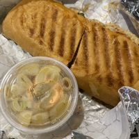 Veg Rehoboth (sorry for not showing the inside- the filling was well distributed! Haha)  at Grandpa Mac - Coastal Hwy in Rehoboth Beach