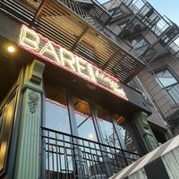 Sign  at Bareburger - Hell's Kitchen in New York City