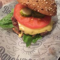Impossible burger!! at Bareburger - Hell's Kitchen in New York City