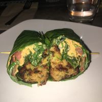 Farmstead burger  at Bareburger - Hell's Kitchen in New York City