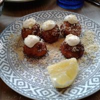 Cauliflower tots at PLANTA - Yorkville in Toronto