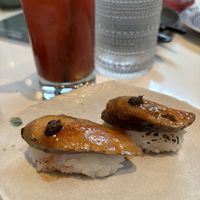 Eggplant sushi. So good!!   at PLANTA - Yorkville in Toronto