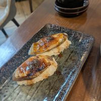 Eggplant unagi #Veganuary at PLANTA - Yorkville in Toronto