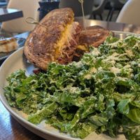 Rueben and kale sald #Veganuary at PLANTA - Yorkville in Toronto