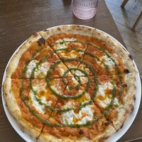 Vodka pizza - yum!  at PLANTA - Yorkville in Toronto