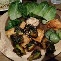 Lettuce wraps at PLANTA - Yorkville in Toronto