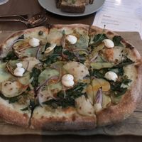 Bianca pizza at PLANTA - Yorkville in Toronto