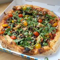 Pizza vegan at Pizza Julia in Paris