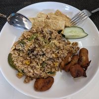 Thai fried rice at Art Nature Gallery Cafe in Alor Setar
