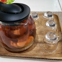 Peach honey lemon tea at Art Nature Gallery Cafe in Alor Setar