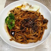 Flat dry noodle at Art Nature Gallery Cafe in Alor Setar