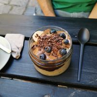 Fitness porridge at Superfood Deli - Mariahilfer in Vienna