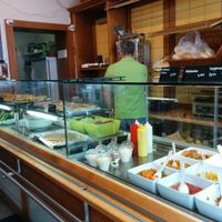 Inside at KartoffelKonig in Munich