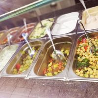 Theke - Füllungen für Kumpir at KartoffelKonig in Munich