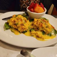 Just egg Benedict  #Veganuary at Silver Diner in Frederick