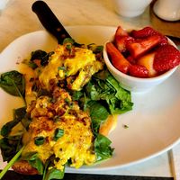 I was surprised at how many vegan options there were. The Just Egg Benedict was delicious. I would definitely order again. at Silver Diner in Frederick