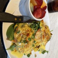 Just Egg Benedict  at Silver Diner in Frederick