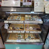 Vegan cakes  at Musubi Garden in Osaka