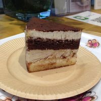 Mocha Cake at Musubi Garden in Osaka