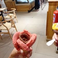 Rose shaped at Amorino - Augusta in Lisbon