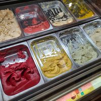 Fruit options (all fruits are vegan) at Amorino - Garrett in Lisbon