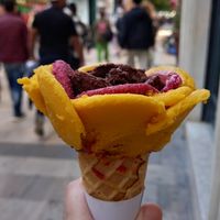 El helado es espectacular at Amorino in Alicante