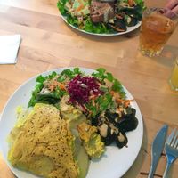 Menu du jour at Happy Books in Fribourg