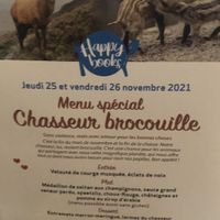 Menu brocouille 👍👍👍 at Happy Books in Fribourg